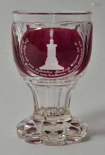 Fußbecher, Böhmen, dat. 1841b