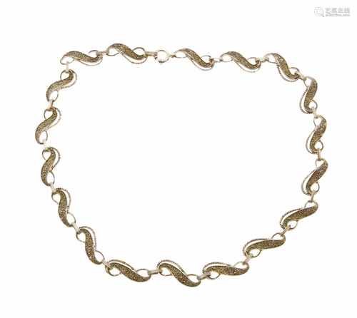 Fahrner necklace silver 925/000 original Fahrner, with spring ring, L. 43.5 cm, 18.6 g