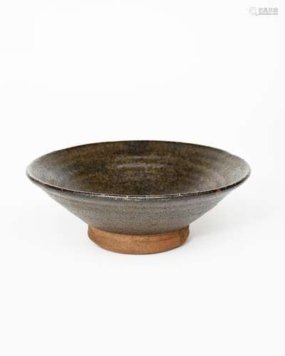 ‡ William Staite Murray (1881-1962) a stoneware footed conical bowl, covered to the foot in a