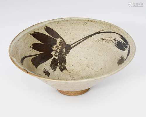 ‡ William Staite Murray (1881-1962) a stoneware conical bowl, painted to the interior with a