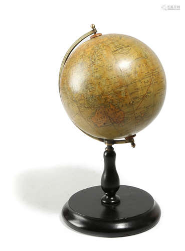 A TERRESTRIAL GLOBE BY PHILIP'S EARLY 20TH CENTURY the six inch globe made of twelve printed and