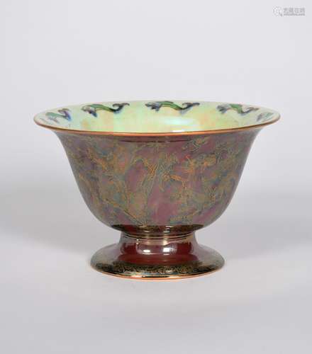 'Firbolgs III' a Wedgwood Fairyland lustre Antique Centre bowl designed by Daisy Makeig-Jones,