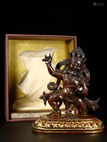 EAGLEWOOD CARVING STATUE OF VAJRAPANI BODHI…