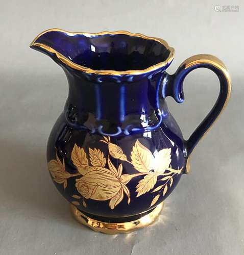 Royal Bavaria 24k gold edge & pattern pitcher
