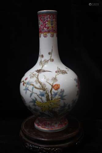 A Chinese Enamel Porcelain Vase