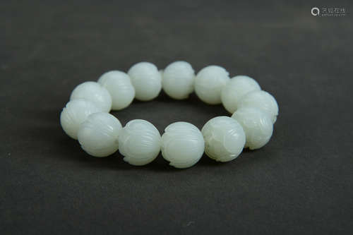 The Chinese Jade Hand String Beads