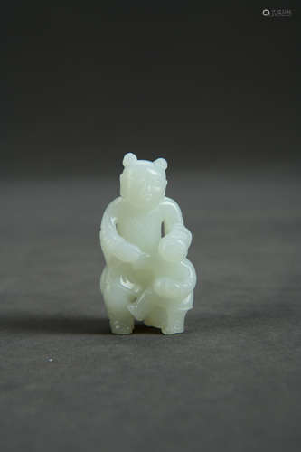 A Chinese Jade Carved Figure