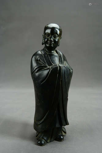 A Chinese Bronze Luohan