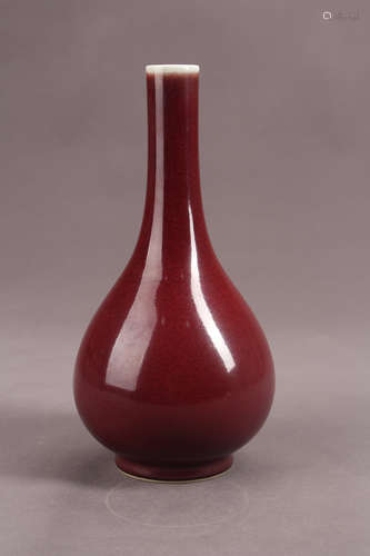 A Chinese Red Porcelain Vase