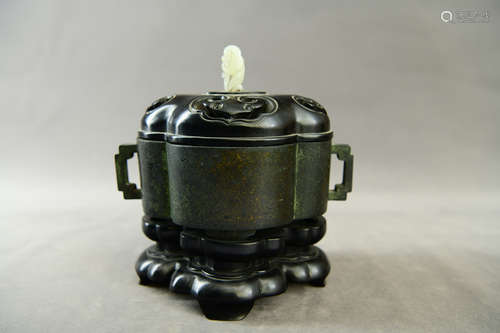 A Chinese Bronze Incense Burner