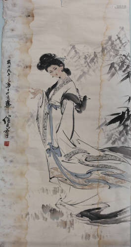 A Chinese Painting, Liu Jiyou Mark