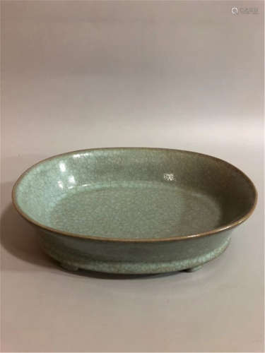 A Ge-type Narcissus Bowl Qing Dynasty