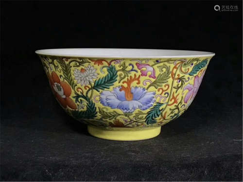 A Falangcai Bowl Qing Dynasty