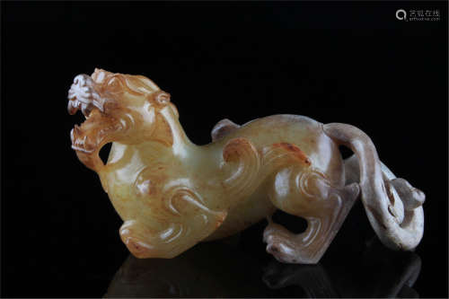 A Jade Beast Qing Dynasty