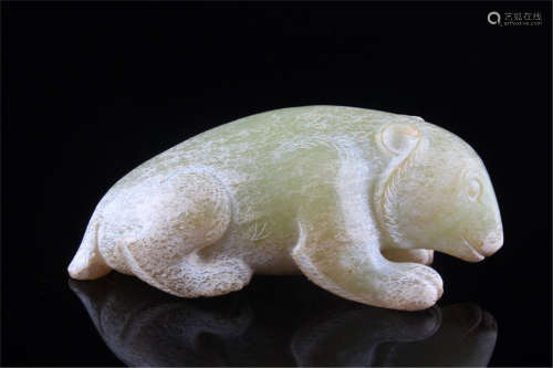 A Jade Bear Han Dynasty