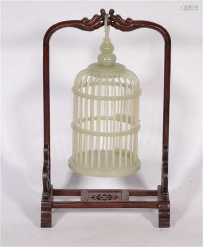 A Jade Birdcage Qing Dynasty