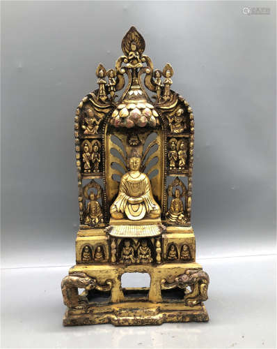 A Bronze Gilt Bodhisattva of Tang Dynasty