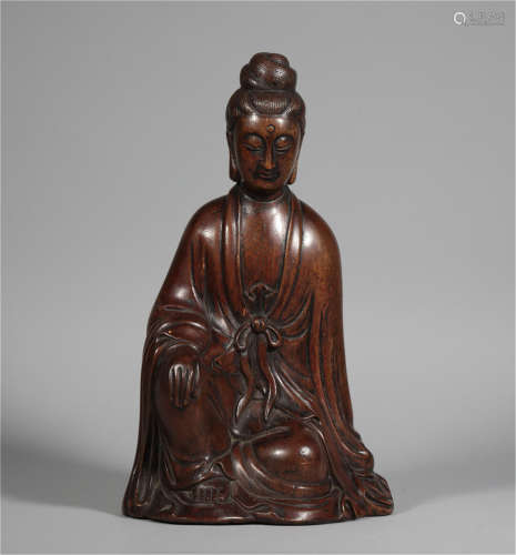 A Wooden Guanyin of Qing Dynasty