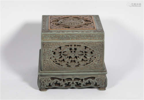A carved Ink-stone of Qing Dynasty