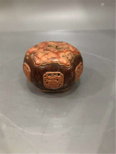 A Porcelain Paper Weight of Qing Dynasty