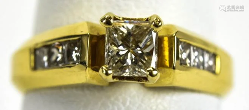 Vintage 14kt Yellow Gold .60 Carat Diamond Ring