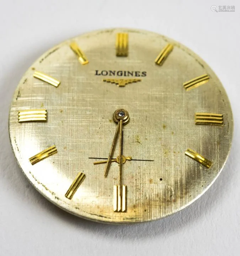 Vintage Longines 14kt Gold Watch Face