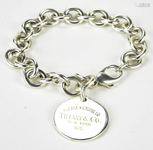 Vintage Return to Tiffany Sterling Charm Bracelet