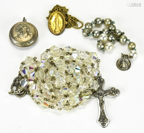 Group of Vintage Catholic Religious Jewelry