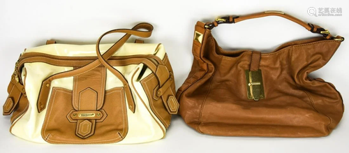 Michael Kors & Eric Javits Camel Leather Purses