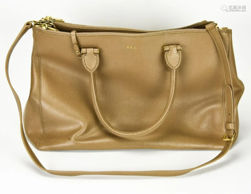Lauren Ralph Lauren Leather Handbag / Purse