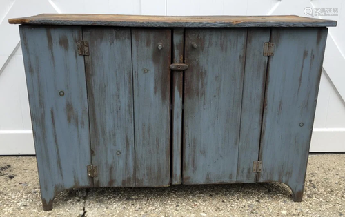 Artisan Made Reclaimed Barn Door Cabinet Console