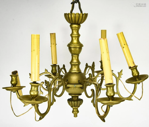 Vintage Brass Chandelier