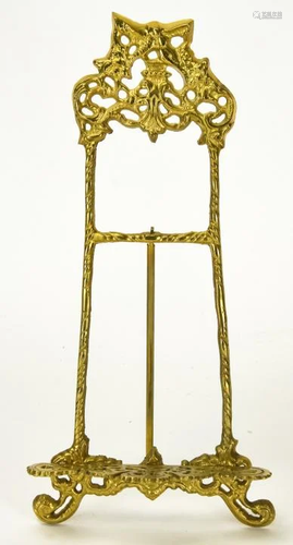 Victorian Style Gilt Brass Display Stand