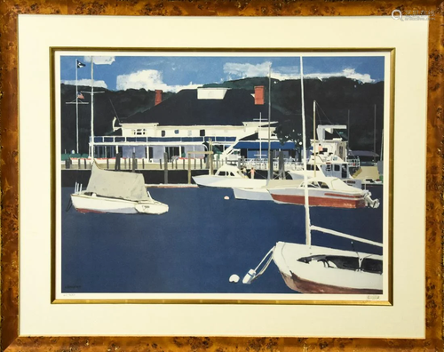 Signed & Numbered Nautical Theme Lithograph