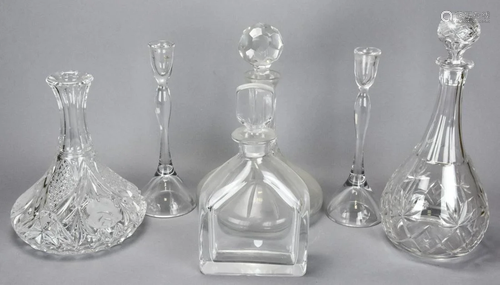 Orrefors, Kuita, Wedgewood Crystal Decanters…