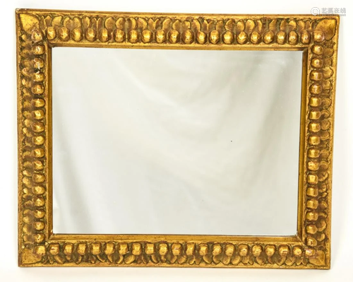 Spanish Baroque Style Carved & Gilt Mirror