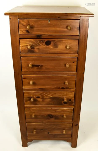 Ethan Allen Pine Lingerie / Jewelry Chest