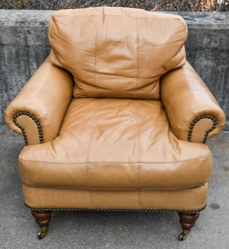 Lillian August Collection Leather Arm Chair