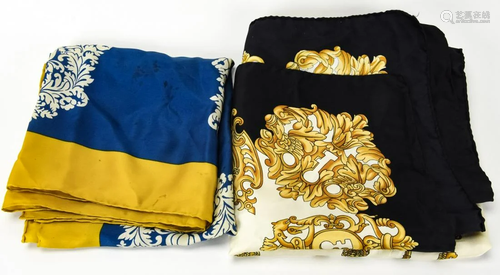 2 Designer Silk Scarves Including Jaeger