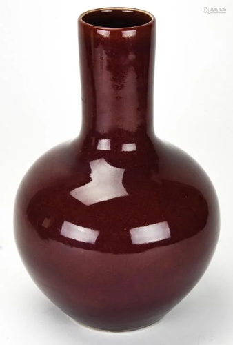 Chinese Ox Blood Large Vase