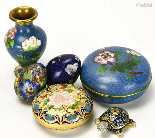 Collection Asian Cloisonne Enamel Table Articles