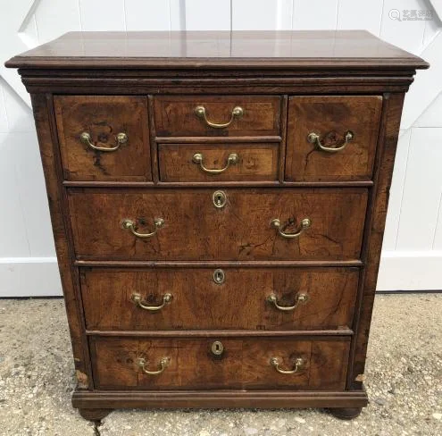 Antique 19th C Queen Anne Dresser, Bureau