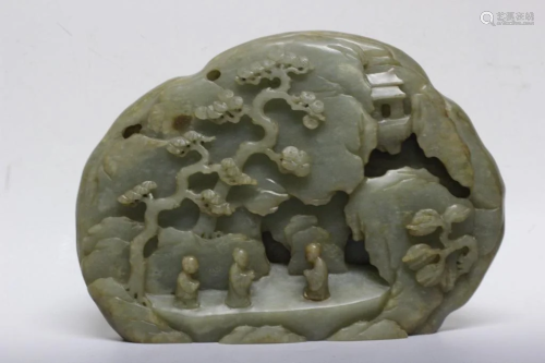 Chinese Jade Carving Bounder