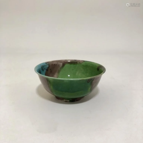 Chinese Sancai Porcelain Bowl