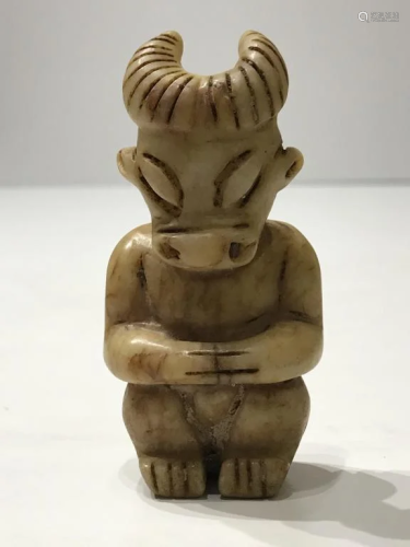 Carved Jade Figurine