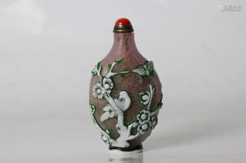 Chinese Glass Snuff Bottle