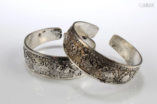 A Pair of Chinese Bangles