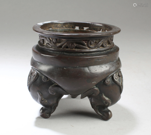 Antique Chinese Bronze Censer
