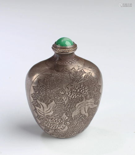 Chinese Bronze Snuff Bottle