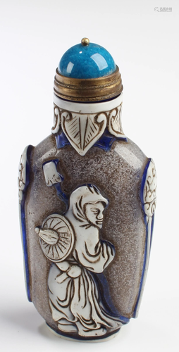 Chinese Peking Glass Snuff Bottle